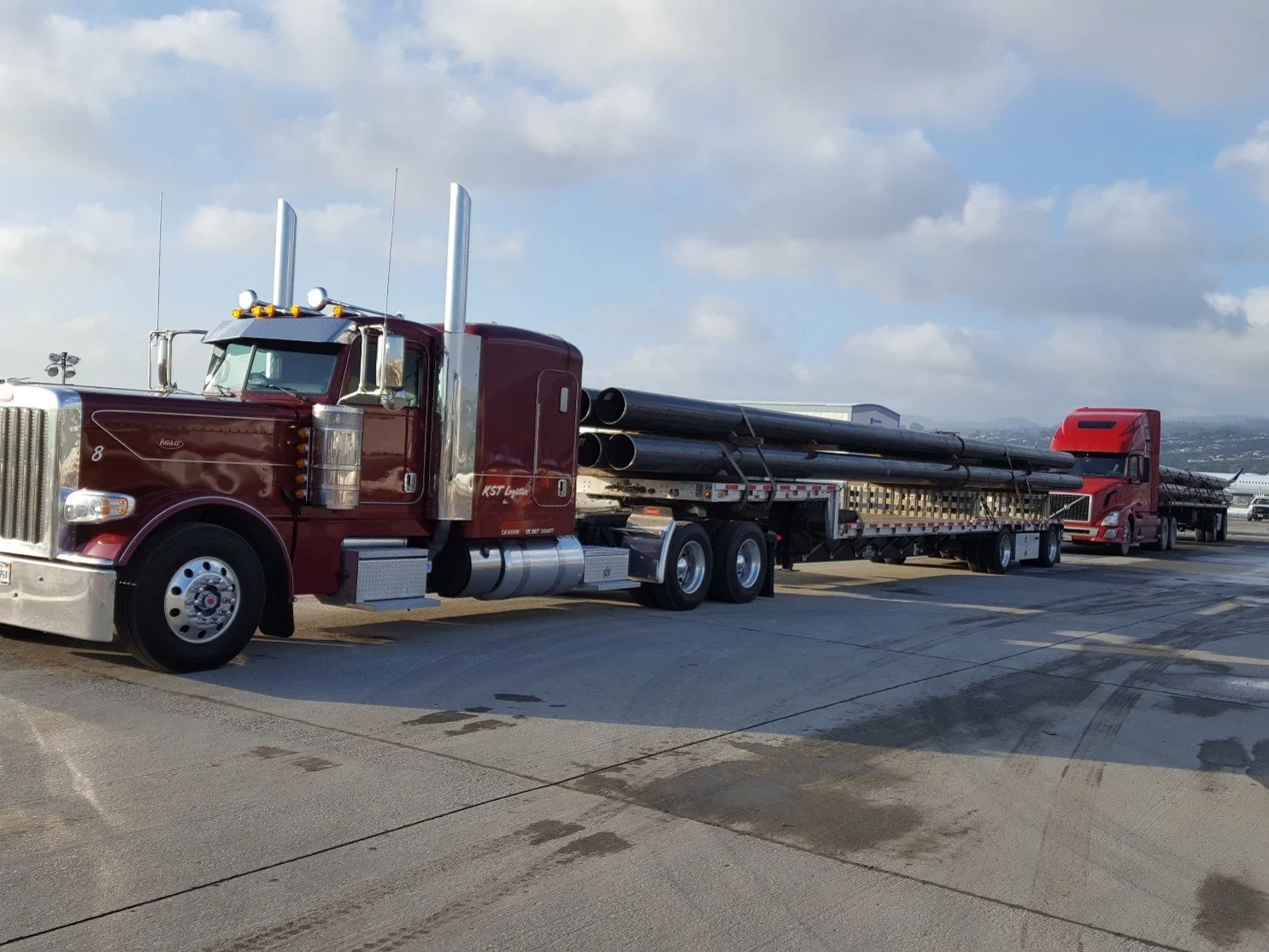 construction equipment transport